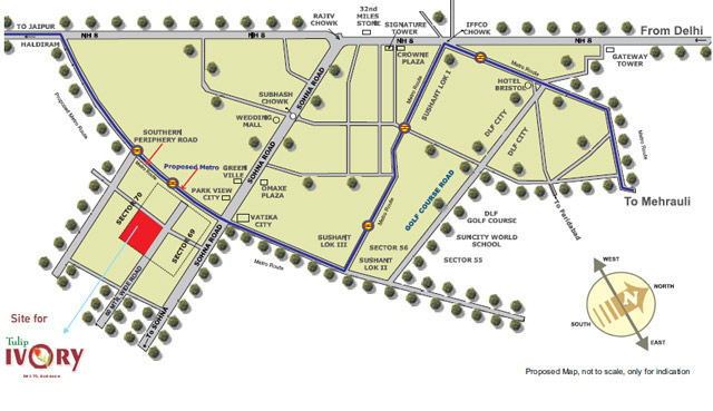 Emaar Emerald Estate Location Plan